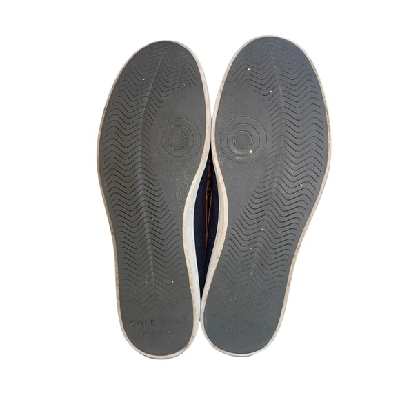 Cole Haan Nantucket 2.0 Penny Loafers Canvas/Leather Shoes Pre-Owned Mens 10M - Picture 13 of 17